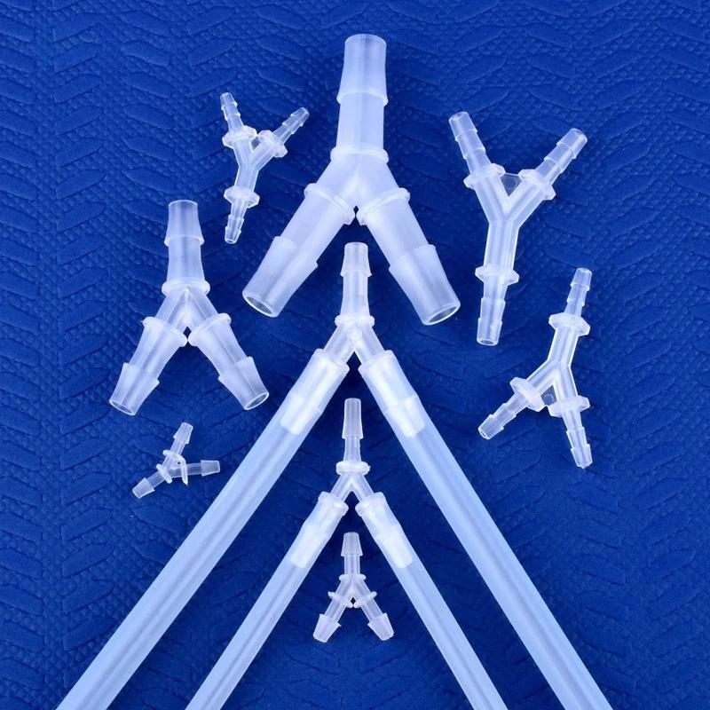 

5~200pcs 2.4~12.7mm PP Y-Style Tee Connectors Aquarium Tank Air Pump Aerator Hose Joint Irrigation System Water Pipe Fittings