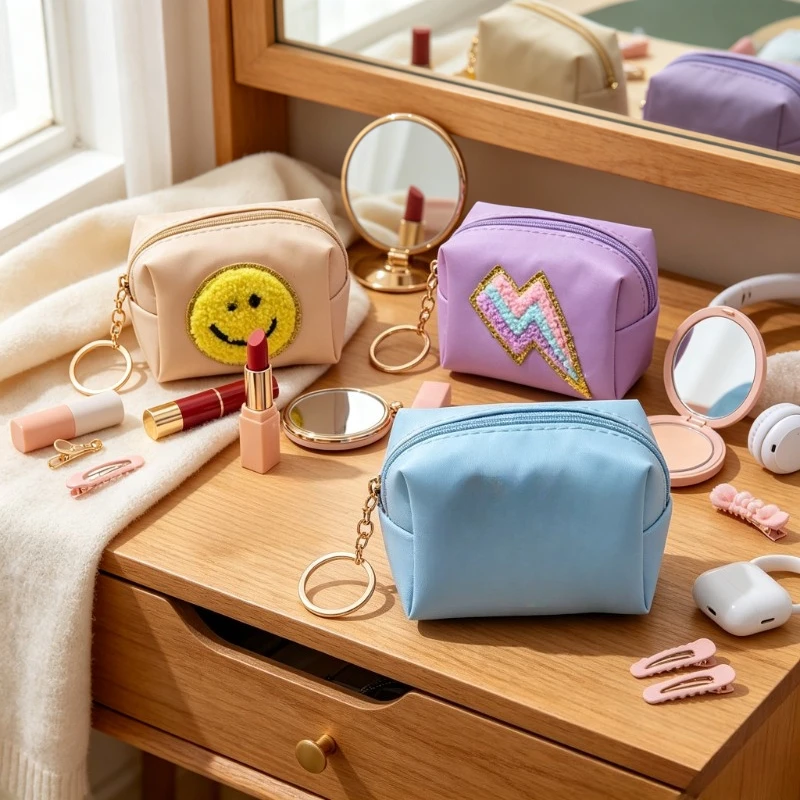 Women's Coin Purse | Casual Style with Zipper Closure and Key Ring, Made of Soft Material, Perfect for Everyday Use