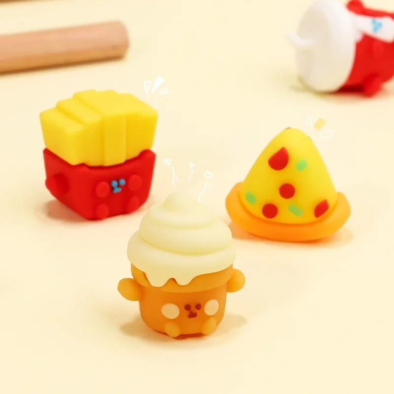 

Cartoon Eraser Hamburger Fries 3d 3d Modeling Student Stationery