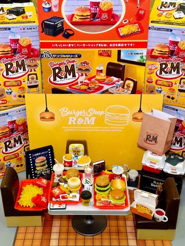 本物の在庫あり リーメント チョコレートワールド ハンバーガーモデル デザートルーム ミニチュアシーン ブラインドボックス デコレーション 女の子の誕生日プレゼント