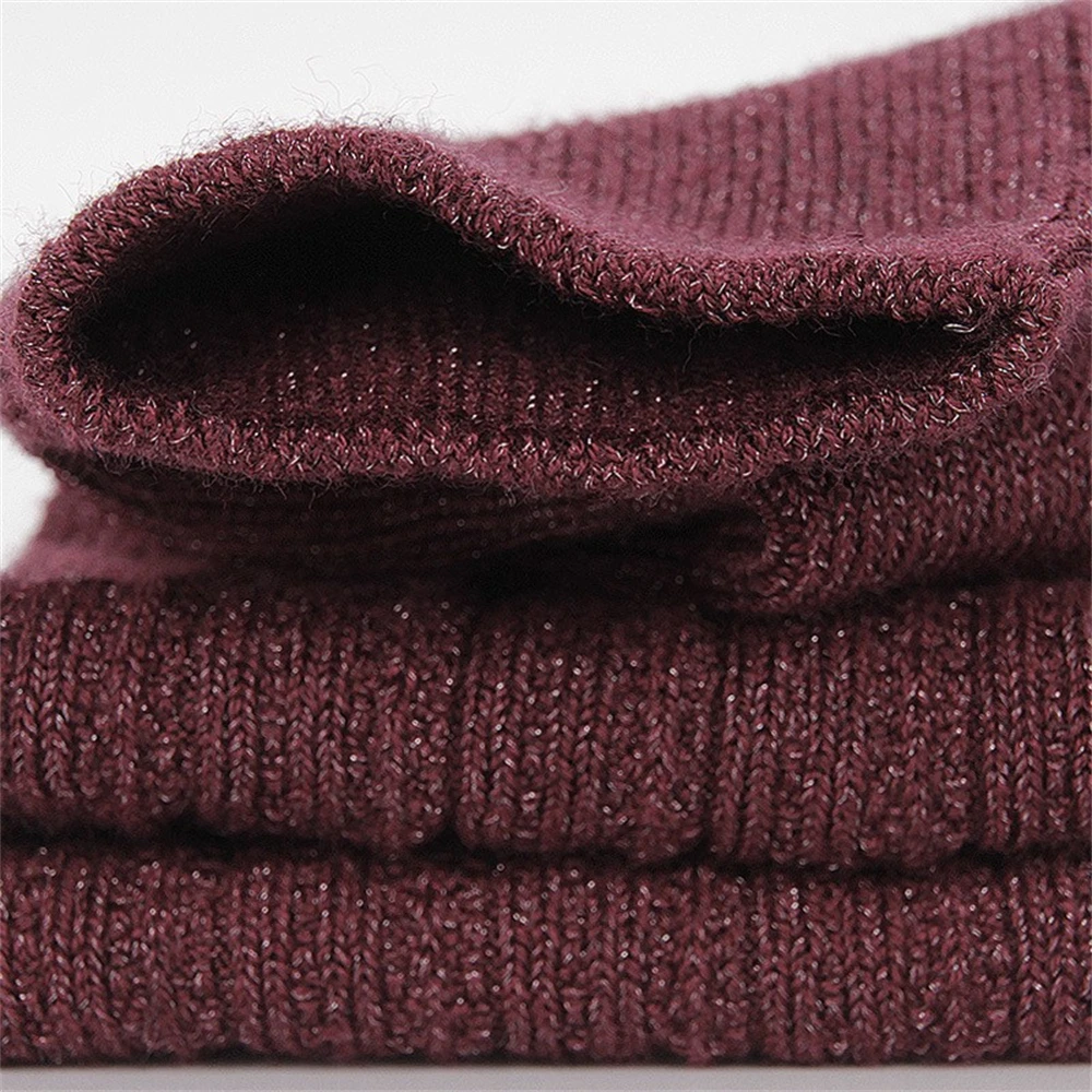Women's Cashmere Over-the-knee Thigh Socks Knitted Yoga Sports High-tube Leg Warmers Sweat-absorbent Thick Warm Long Foot Covers