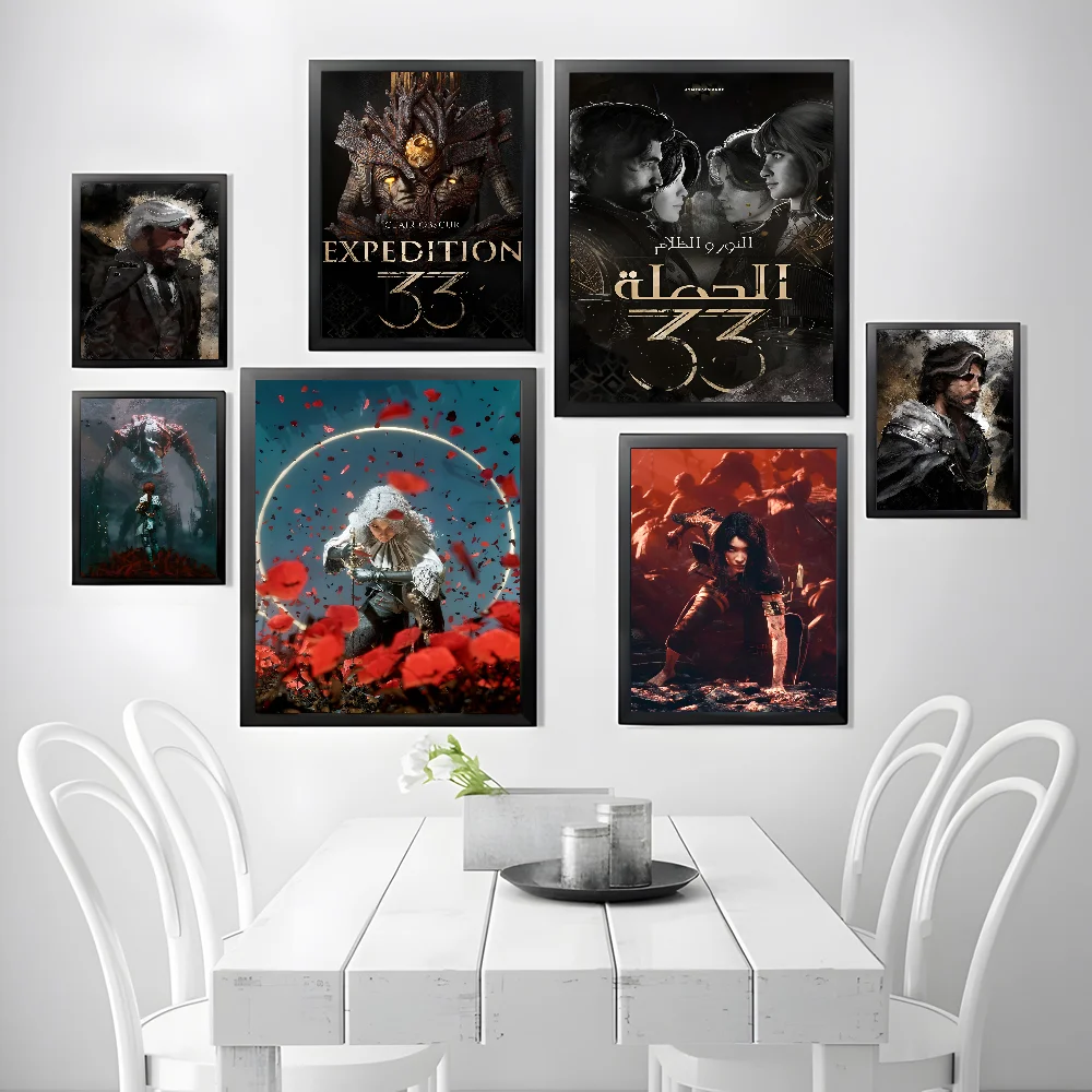 C-Clair O-Obscur E-Expedition 33 Poster High Quality Wall Art for Home Office Bedroom Living Room Hallway Bar Perfect Gift Idea
