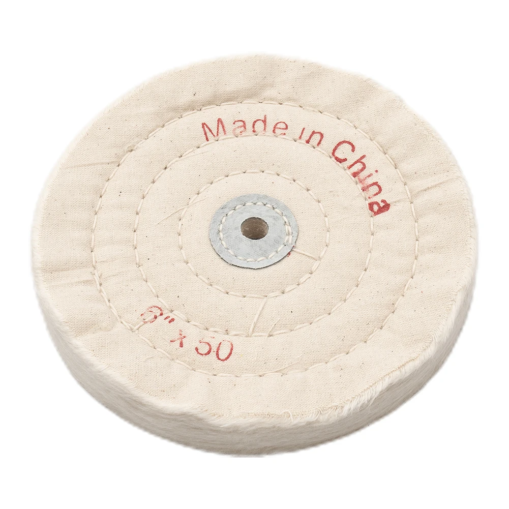 1pc Cloth Polishing Buffing Wheel 150mm Cleaning Pad Power Tool Accessories For Angle Grinder Desktop Grinder Rotating Tools