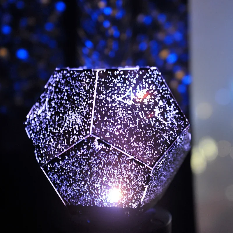 Fun Starry Sky Projection Lamp Creative LED with Bluetooth Sound Creative Universe Starry Sky Projection Atmosphere Night Light
