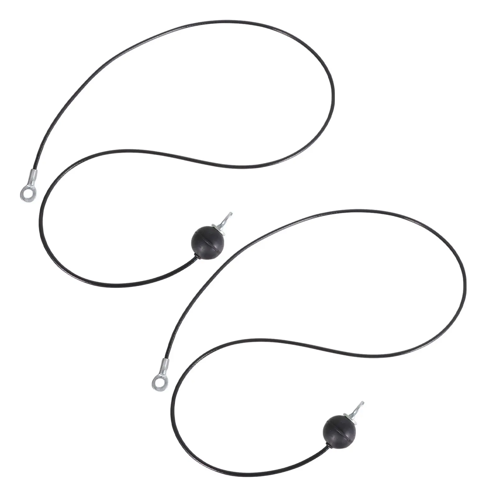 2Pcs Home Gym Cables 4.59ft 5Mm Noise-Reducing Steel Wire Rope for Weight Stack Cable Replacement Fitness Equipment Tension Rope