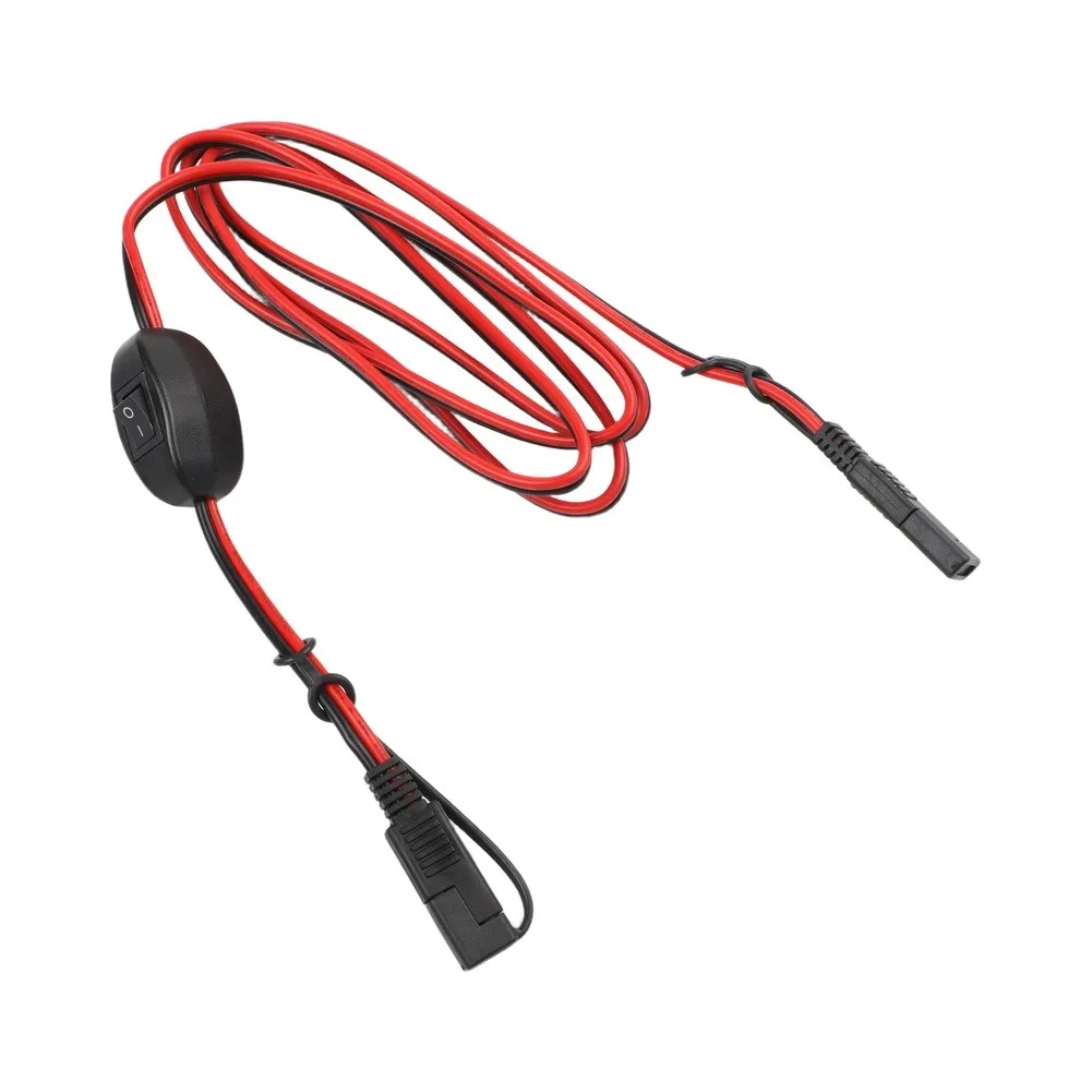 for sae to for sae Quick Disconnect Extension Cord 180cm 14AWG Wire with Switch for Solar Battery for charger and For Camper