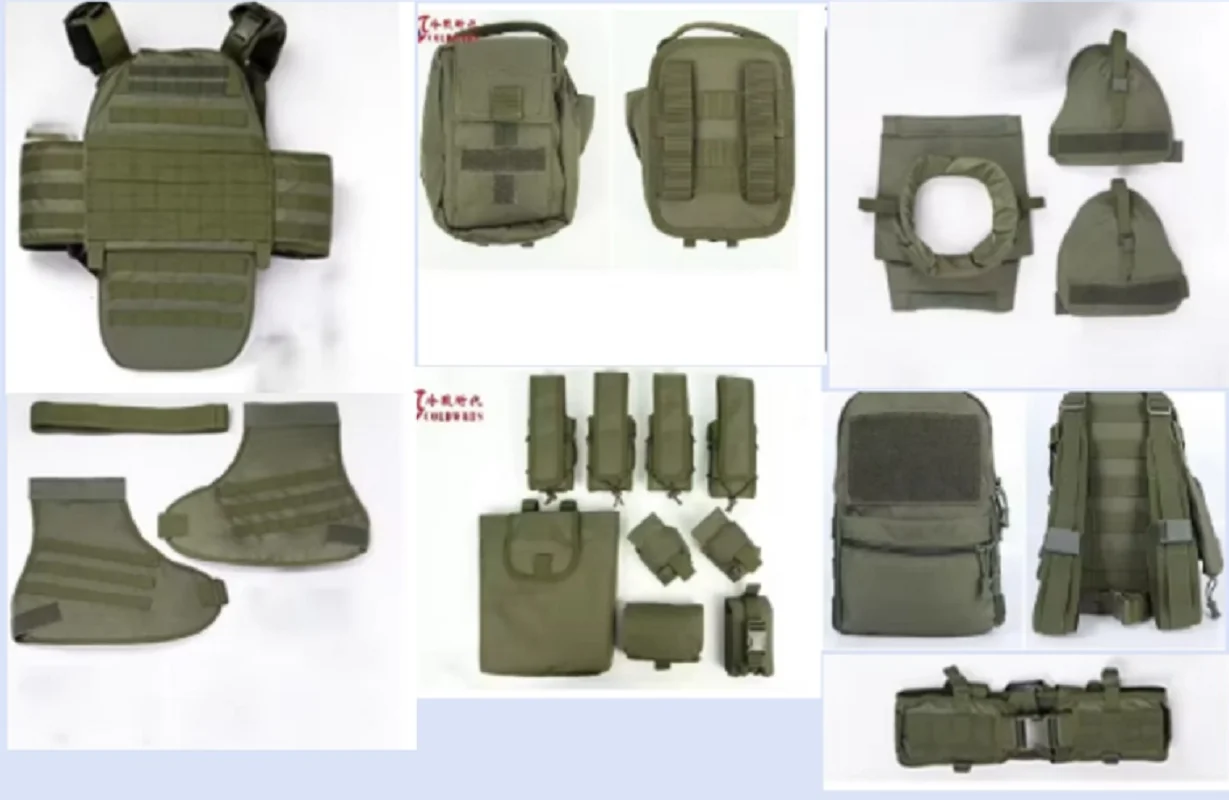 Complete Set Of Tactical Vests And Accessories For Outdoor Sports Protection