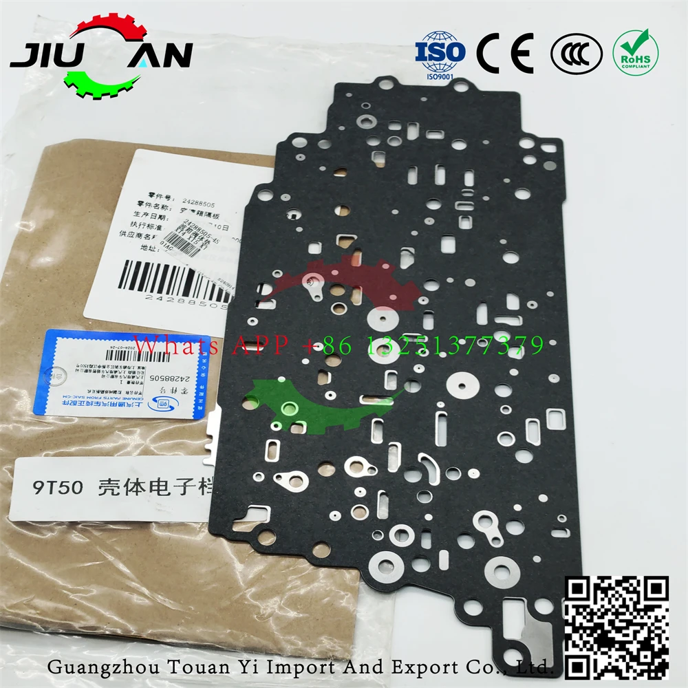 

9T50E 9T50 9T45E 9T45 Auto Transmission Valve Body Partition 24288505 For GM BUICK Cadillac Chevrolet Gearbox
