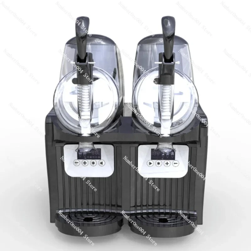 5L Commercial Slushy Machine, 2x2.5L Double Tank Electric Automatic 300W
