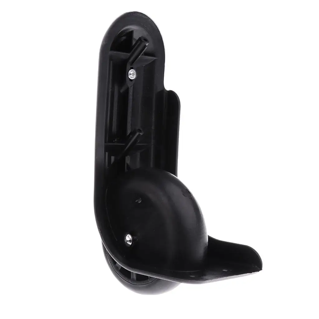 Replacement Wheels for Luggage Universal PVC Material Black Swivel Caster for Suitcases