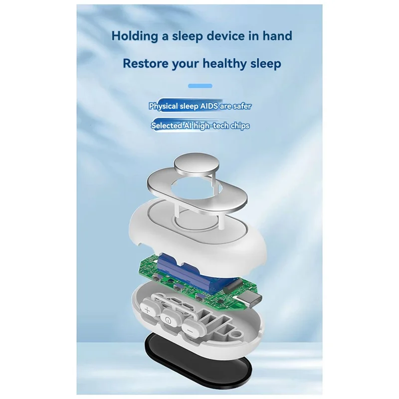 AB68 Sleep Aid Handheld Instrument New Microcurrent Assist Portable Sleep Calming Device Intelligent Smart Design