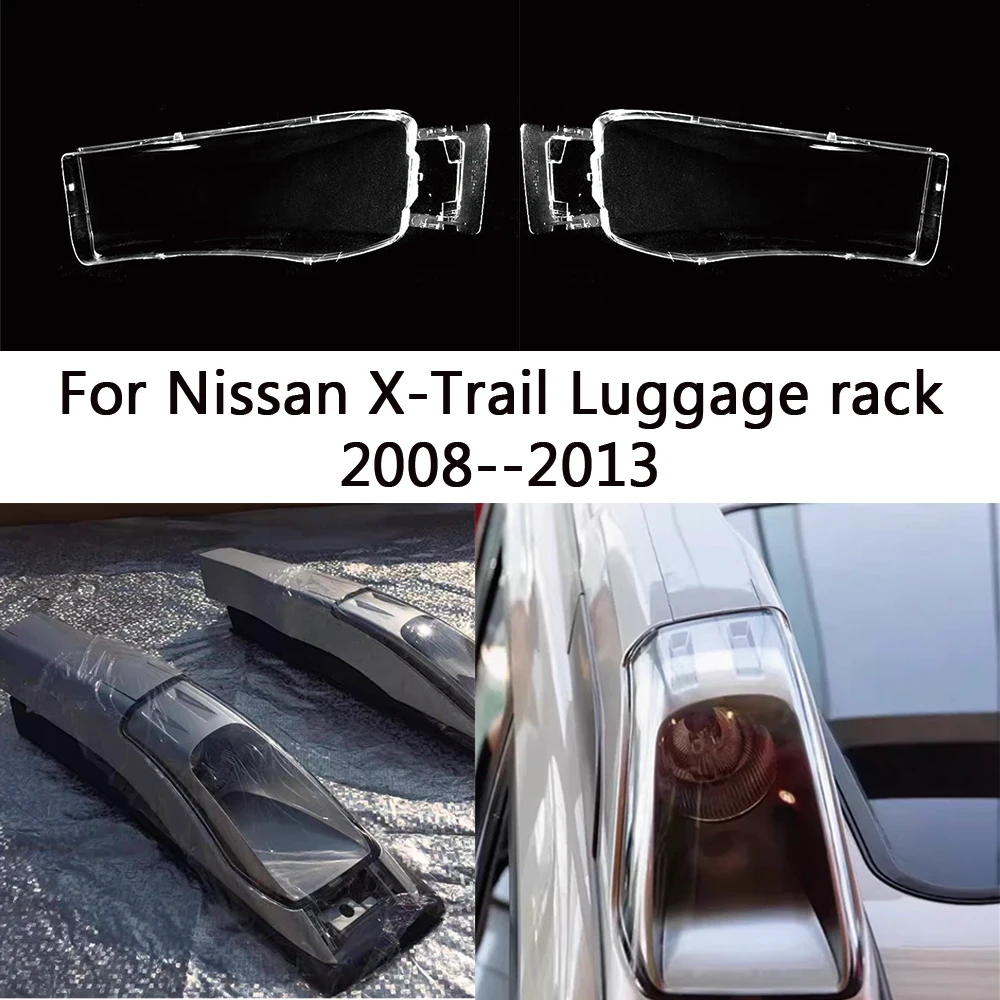 

For Nissan X-Trail Luggage rack 2008--2013 front Car Headlight Cover Lens Shell Lampcover Lampshade Headlamp Light mask