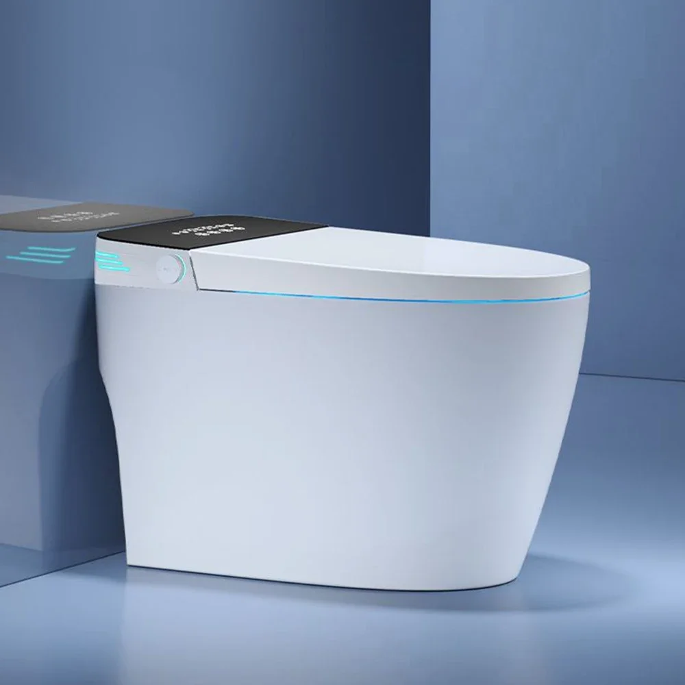 Small-sized smart toilet without water pressure limit short integrated deodorizing and water-saving smart toilet