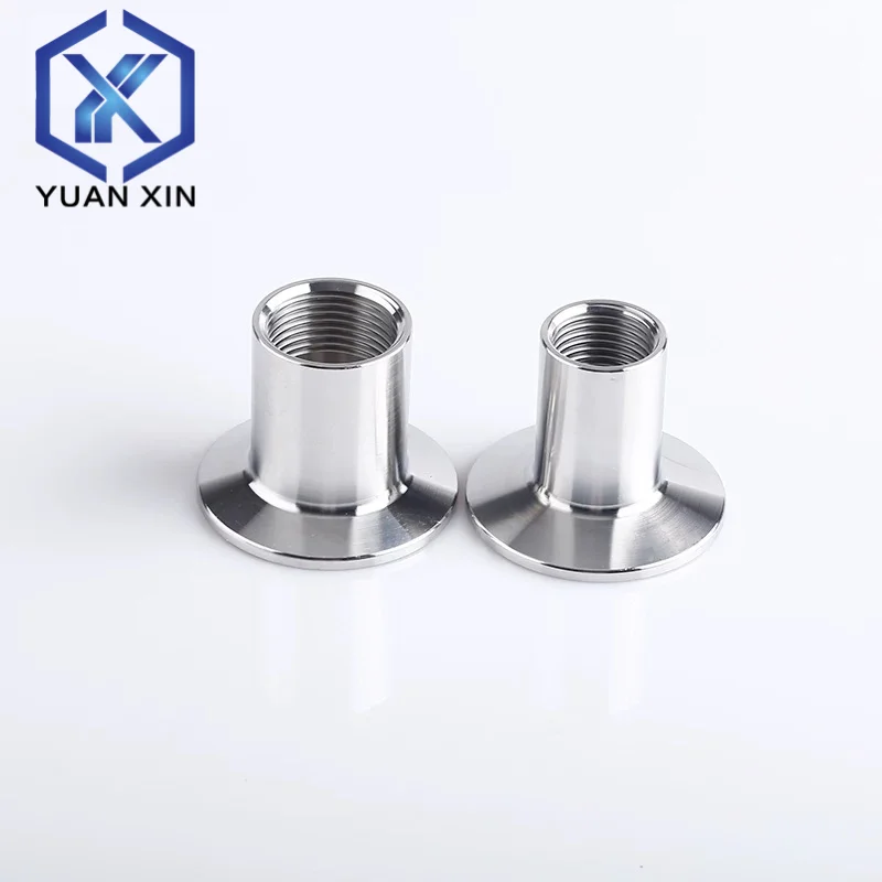 Conector de rosca interna tipo abrazadera de acero inoxidable 304, rosca interna de grado sanitario DN6-DN100