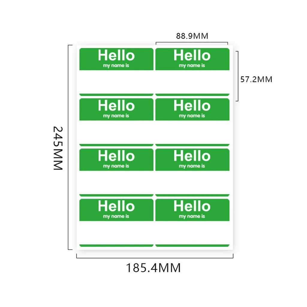 Color Self-Adhesive Sticker Children Sticker For Name Marking Office Home Storage Organization Labeling