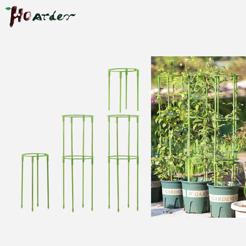 

Plant Support Pile Stand climb for Flowers grow Semicircle Greenhouses Arrangement Fixing Rod Holder Orchard Garden Bonsai Tool