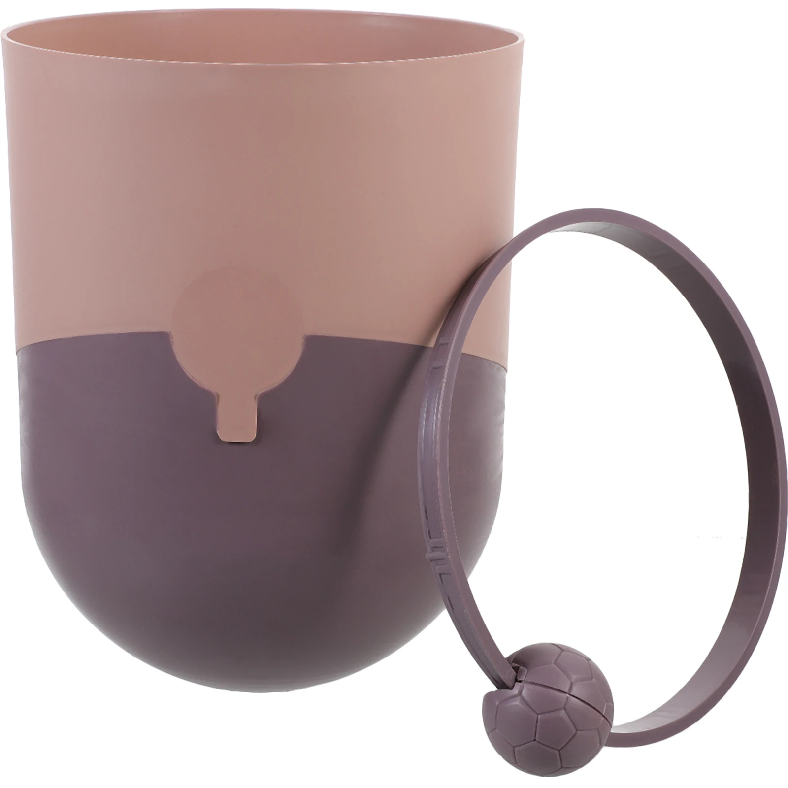 

Household Trash Can Nordic Style Cartoon Printing Large Capacity Kitchen Bedroom Garbage Bucket Decorative Waste Bin