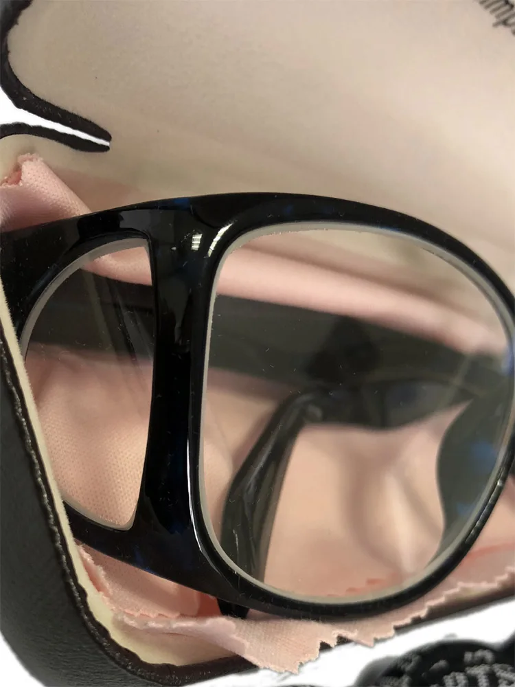 Anti-Radiação Chumbo Goggles, pode ser equipado com Grau, Anti-X-Ray, Tecnologia Invasiva, Side Protection Edge