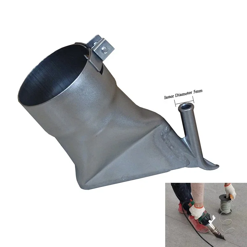 5mm PVC Speed Nozzles for 3400W Plastic Welder Hot Air Gun Anti-Static Floor Welding Tool