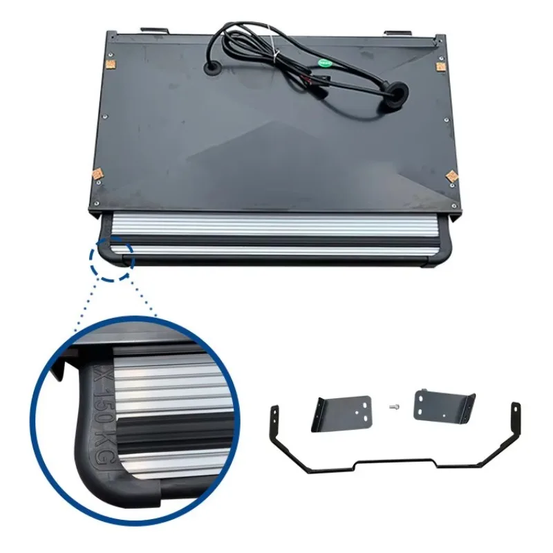 Campervan accessories - Automatic electric aluminum side folding steps