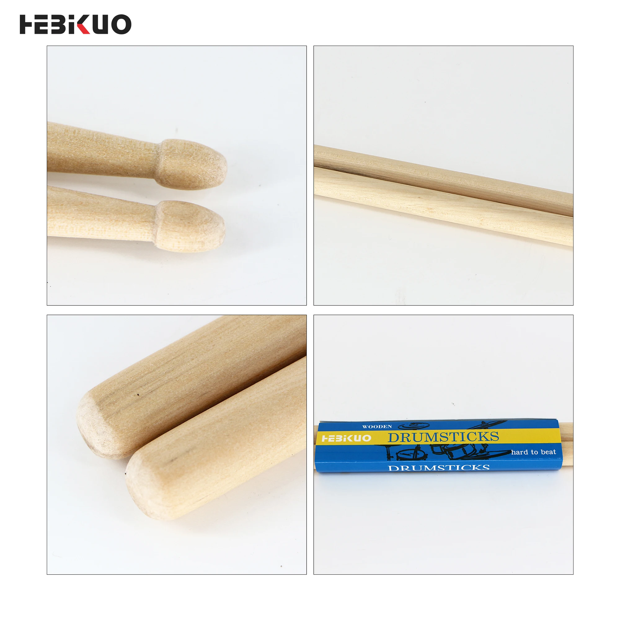 HEBIKUO GB101 snare drum stick Drum Stick 5a 5b 7a for Practice and Professional