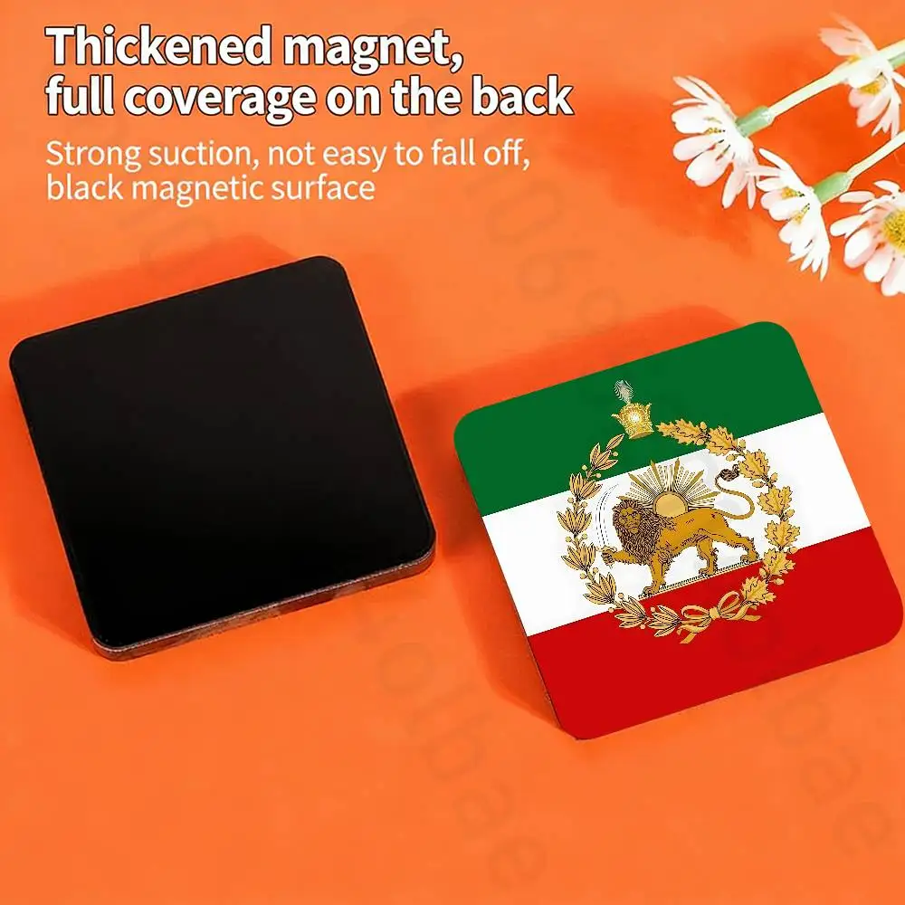 Imperial Coat of Arms of Iran Fridge Magnets Magnetic Refrigerator Memorial Gifts For Kitchen Office Locker Travel Home Deco