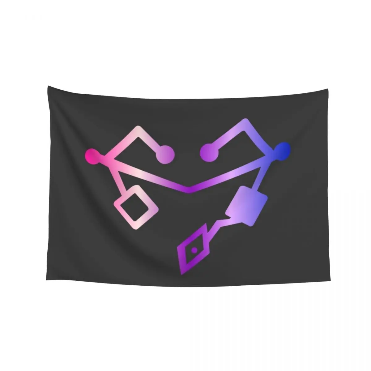 

She Ra's Failsafe Bi Pride Tapestry Aesthetic Decoration Custom Carpet Wall Decorative Wall Mural Tapestry