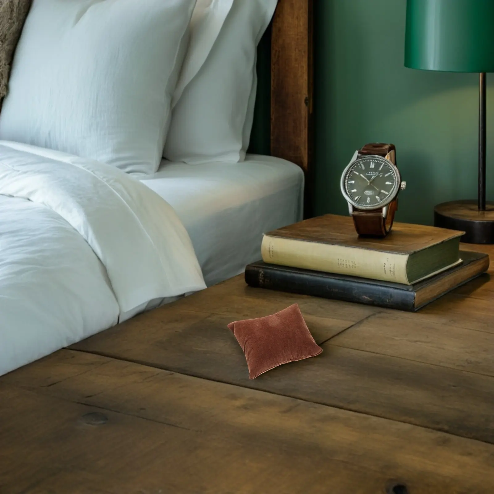 

30Pcs Watch Display Pillows Brown Jewelry Organizer Cushion Soft Watch Box Pillow Inserts Luxury Bracelet Holder Small Display