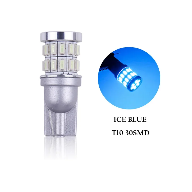 6 قطعة T10 W5W 194 168 LED لمبات 30smd 3014 رقاقة الجانب ماركر ضوء لوحة ترخيص ضوء القراءة الداخلية ضوء للسيارات 12 فولت #4