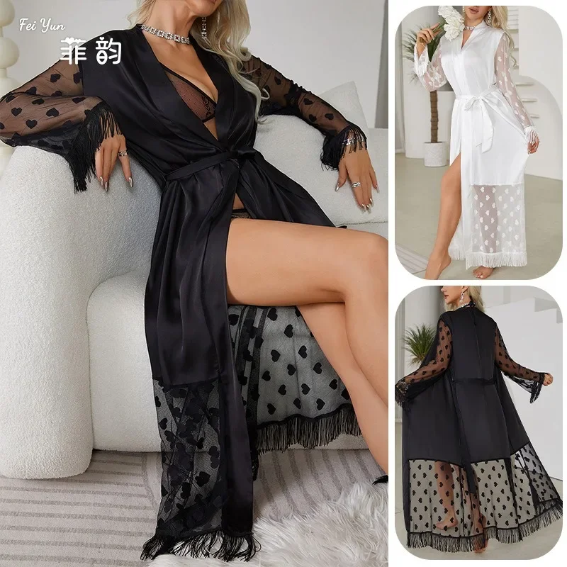 

Nightgowns Bathrobe Women's Clothing Homewear Thin New Sexy Cardigan Comfortable Casual Fashion Breathable Loose Fit Large Size