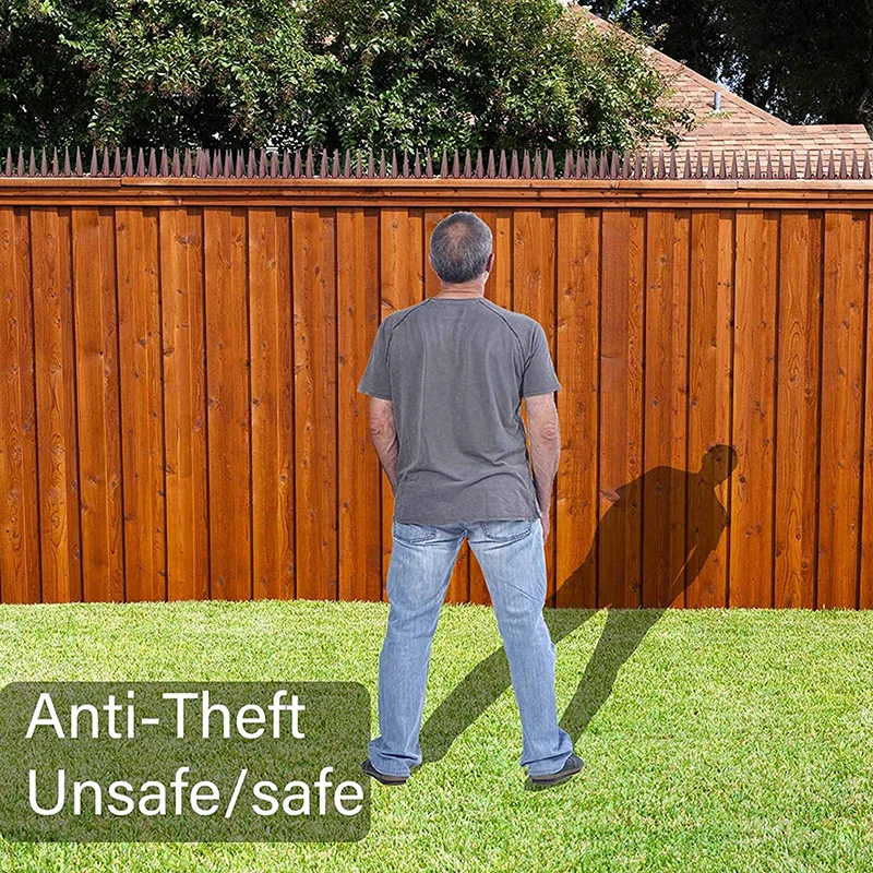 1 Pc Plastic Bird Spike Wall Fence Spikes Yard Bird Spikes For Anti Climbing Security On Wall Window Railing Garden Appliances