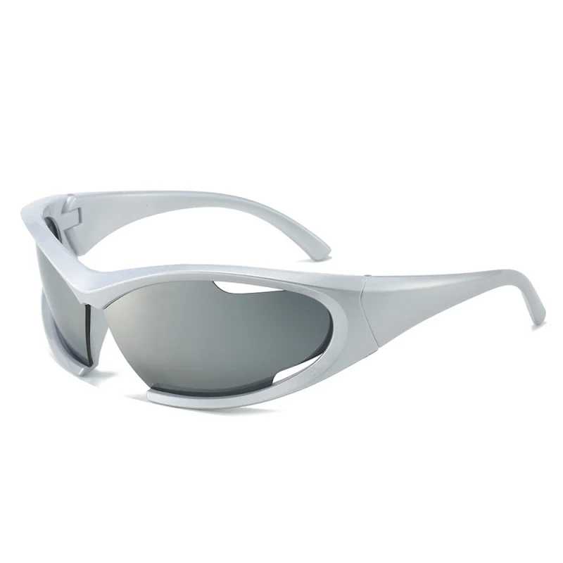 89179  Trendy Men's and Women's Sports Special-Shaped Cat Eye Sunglasses Sun Protection Cycling Sunglasses