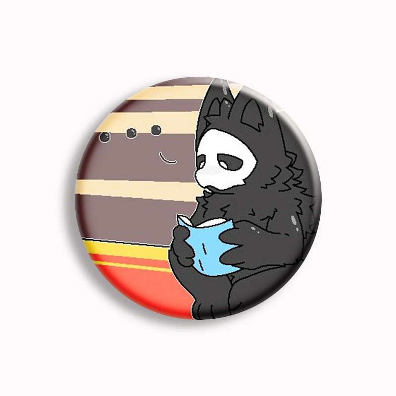 31Style Changed Puro Cute Cartoon Soft Button Pin Creative Funny I Love You Kawaii Anime Brooch Badge Bag Decor Couple Gifts