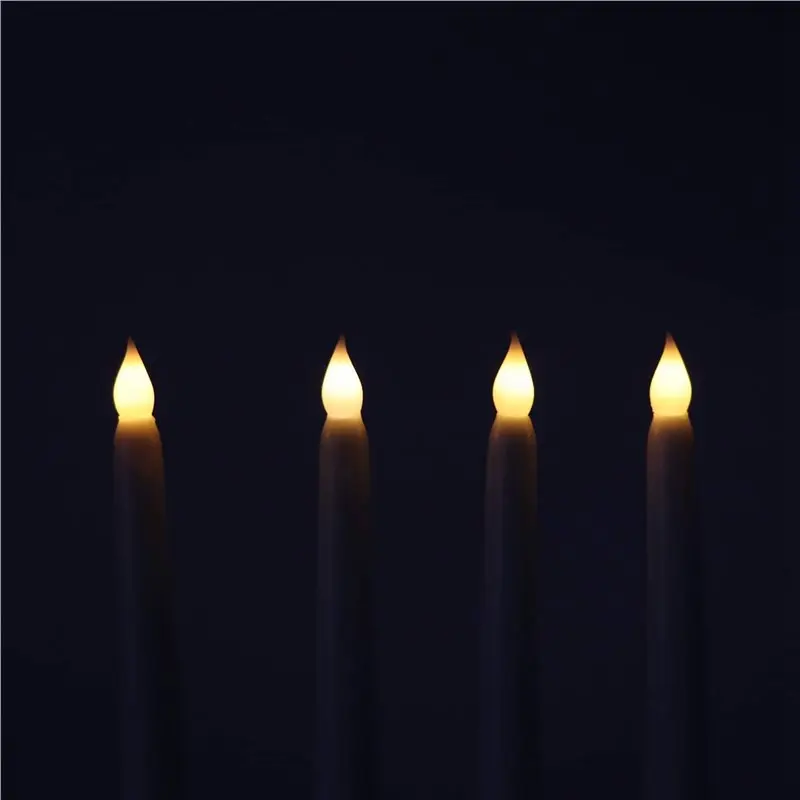 36Pcs Flameless Taper Candles Flickering With 10-Key Remote Timer, Battery Operated LED Candlesticks Window Candles