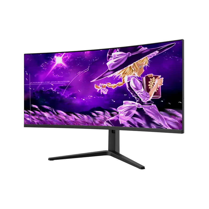 Monitor curvo para juegos de 34 pulgadas, 2K 1440p, Freesync, 1ms, 144Hz, R1500, pantalla para PC, para jugadores profesionales