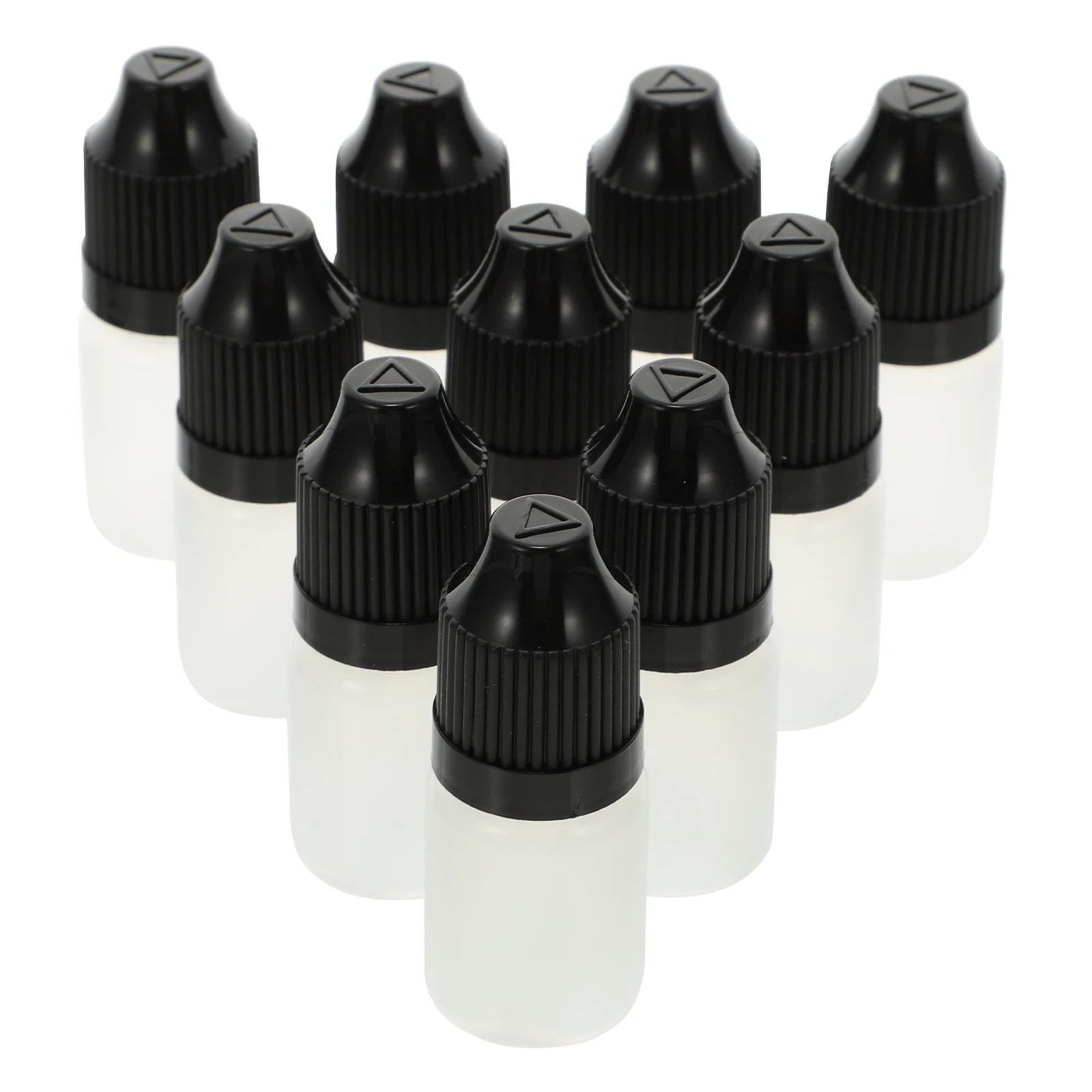 

20pcs Plastic Bottles Clear Empty Squeeze Dropper Small Reusable Refillable Washable Travel Business Solvent Oil Glue Paint Eye