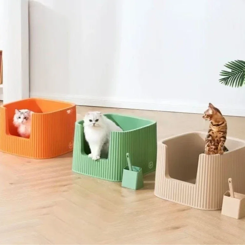 Oversized cat litter box container pet utensils