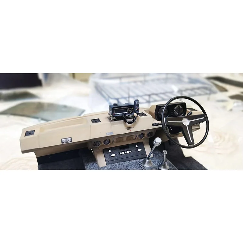 Modelsimulatie mini-radiodecoratie geschikt voor 1:10 RC rupsvoertuig TRX-4 Defender TRX-6 AXIAL SCX10 II 90046 RC4WD D90