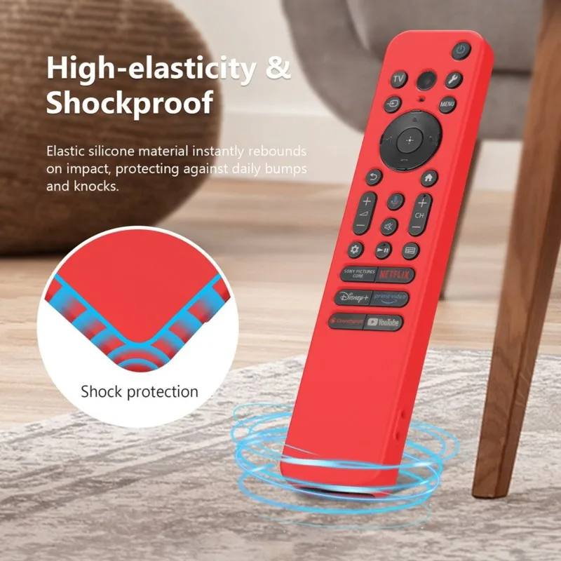 Shockproof Anti-Slip Silicone Protective Cover For SONY RMF-TX920U/TX910U TV Remote Controller-Y41A