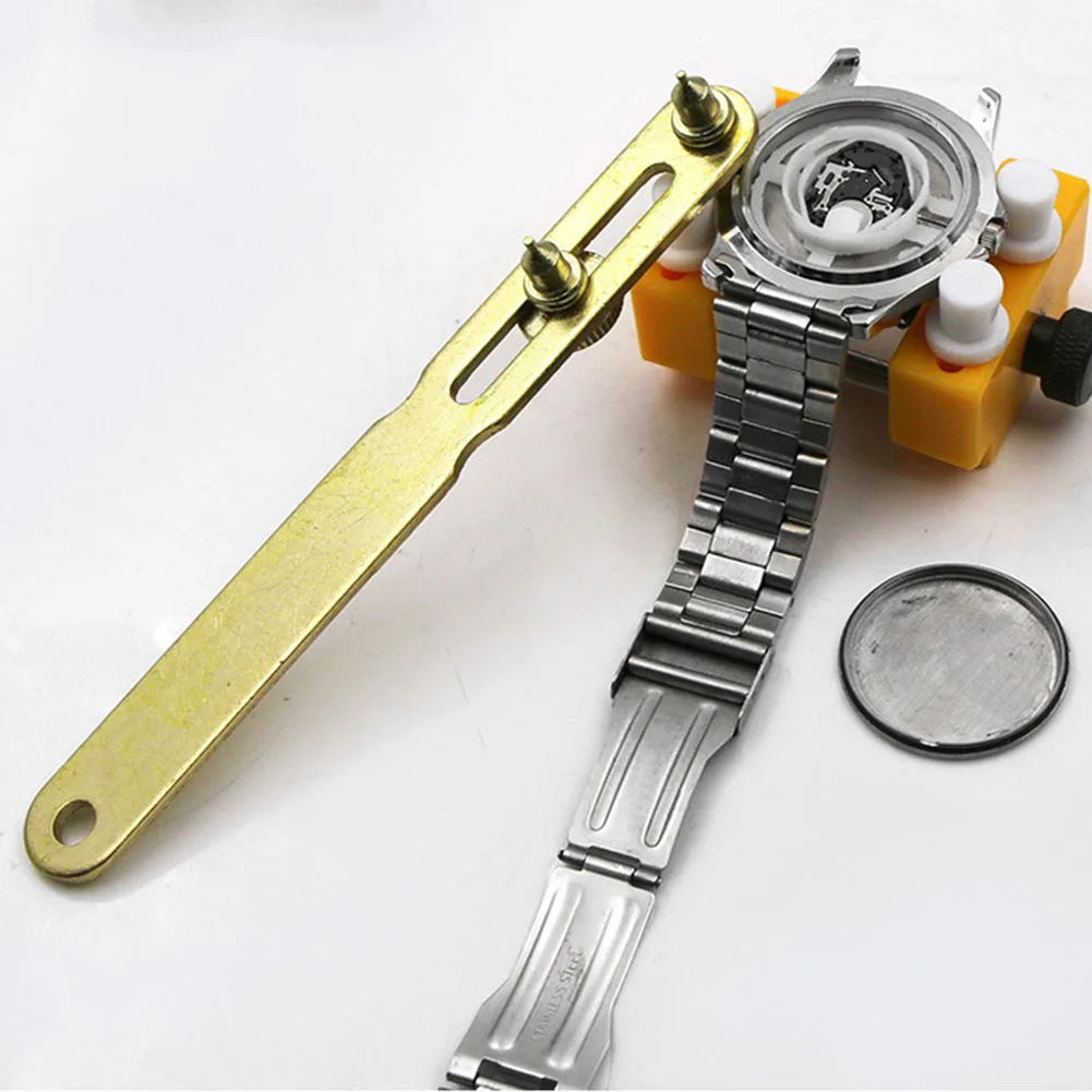 

Two-Foot Watch Cover Back Bottle Opener Djustable Opener Back Case Press Closer Wrench Spanner Remover Repair Watchmaker Tool