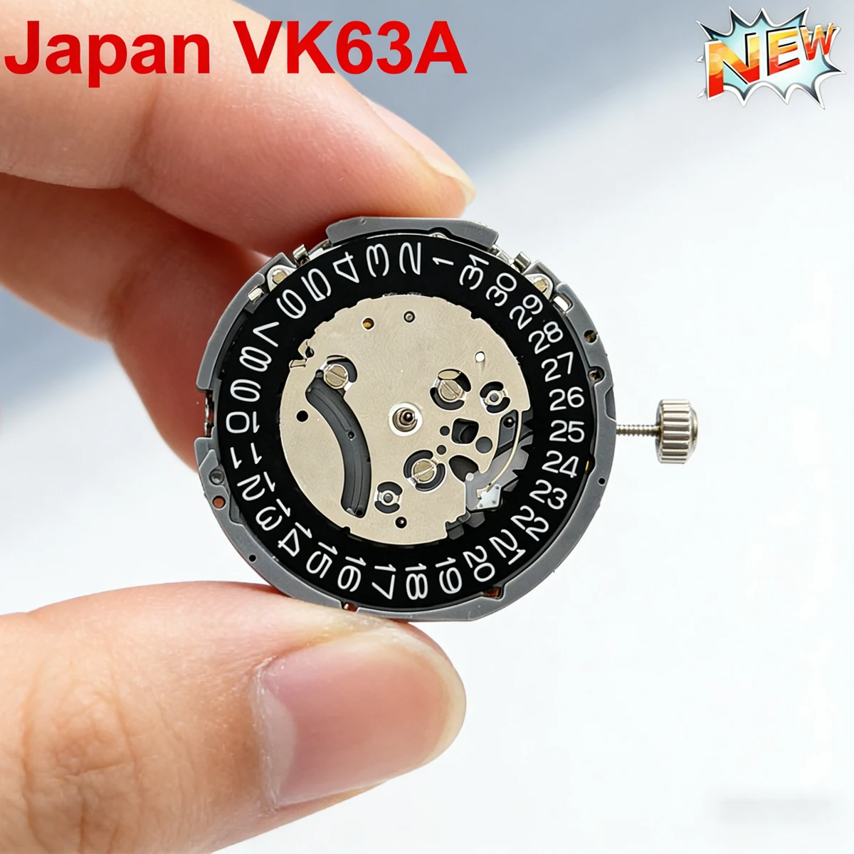 

Оригинальный японский кварцевый хронограф VK63A с батарейкой, механизм VK63 VK61A VK67A, модифицированный сменный механизм