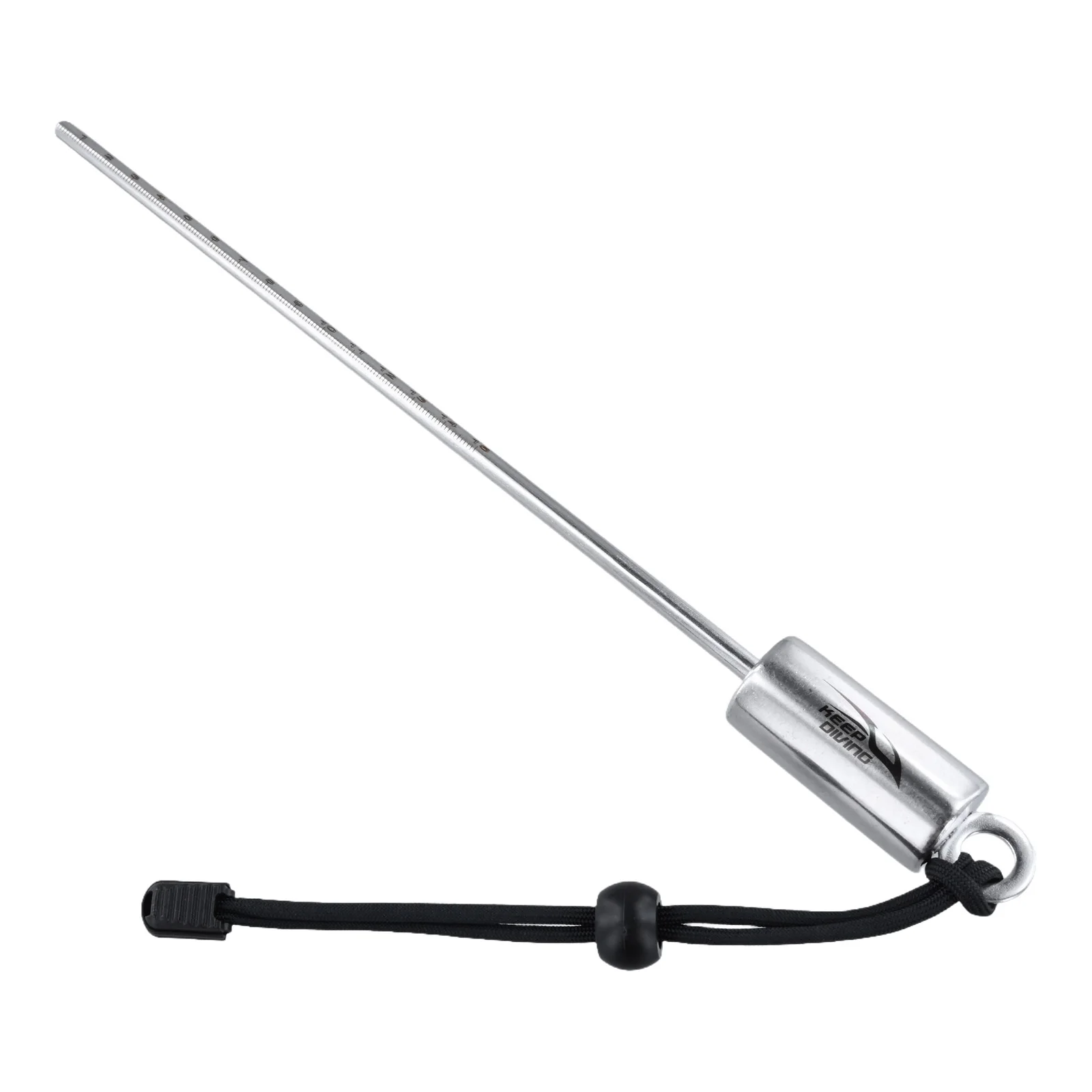 Scuba Diving Tool Bottle Knocker - Stainless Steel Rod for Audible Signals Directional Indication and Gentle Interaction