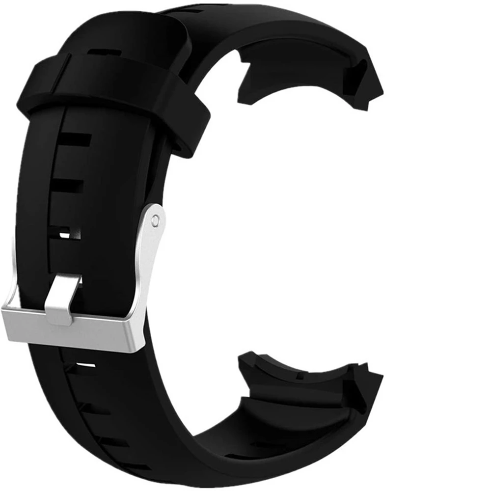 Silicone replacement strap compatible with Suunto Spartan Ultra bracelet black