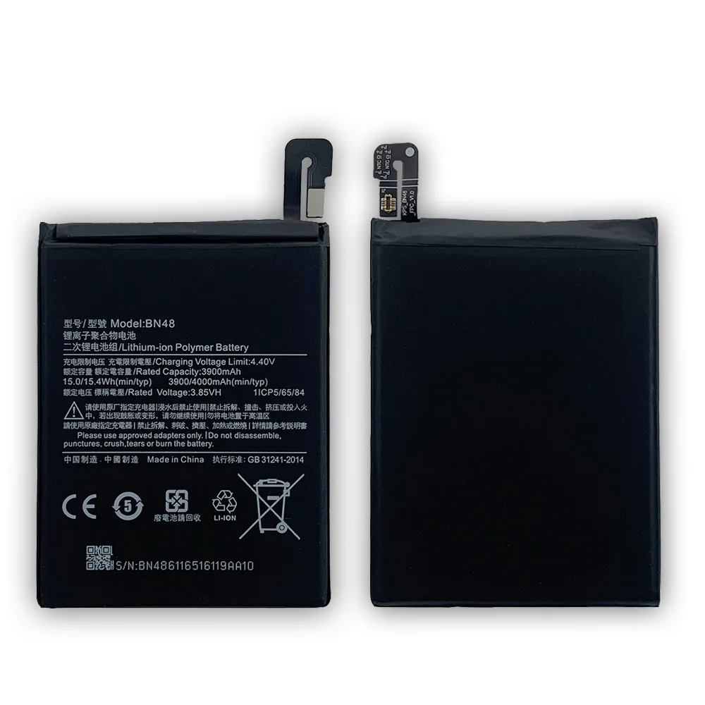 for Xiaomi Mi Redmi Hongmi Note Max  4 5 6 6 7 8 9 Pro Max Y9S Replacement Battery Pocophone F1 Phone Battery Batteria