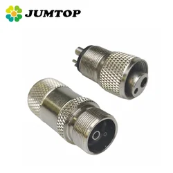 JUMTOP Dental Turbine Handpiece Adapter 4 Holes 2 Holes Changer Connector for High Speed Handpiece Spare Parts