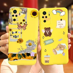 For Xiaomi Redmi Note 10 Case Redmi Note 10S 10 Pro 10Pro 4G Fashion Design Jelly Silicone Soft TPU Phone Back Cover