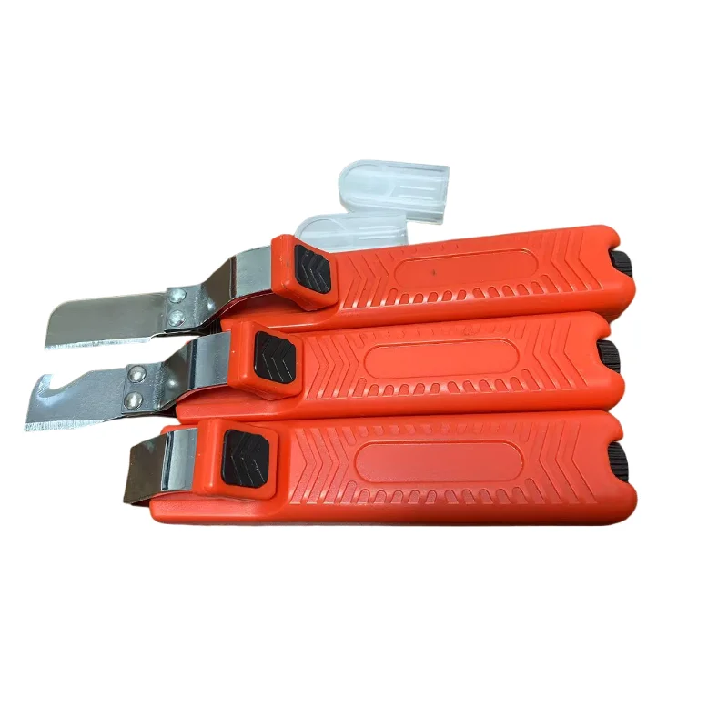 Spellafili leggero per elettricisti (8-28 mm) - Strumento spelafili per cavi in PVC facile da usare con manico in gomma per isolamento e riparazioni fai-da-te