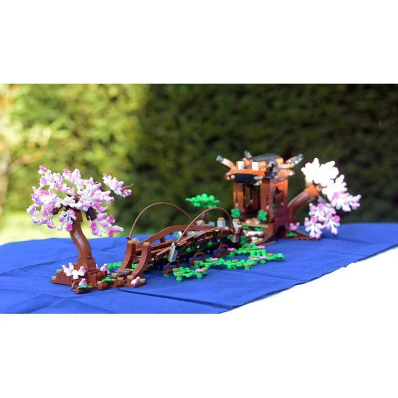 Moc Building Block Temple of a Thousand Toads Model Ancient SceneTechnology Bricks DIY Assembly Street View Collaborate Toy Gift