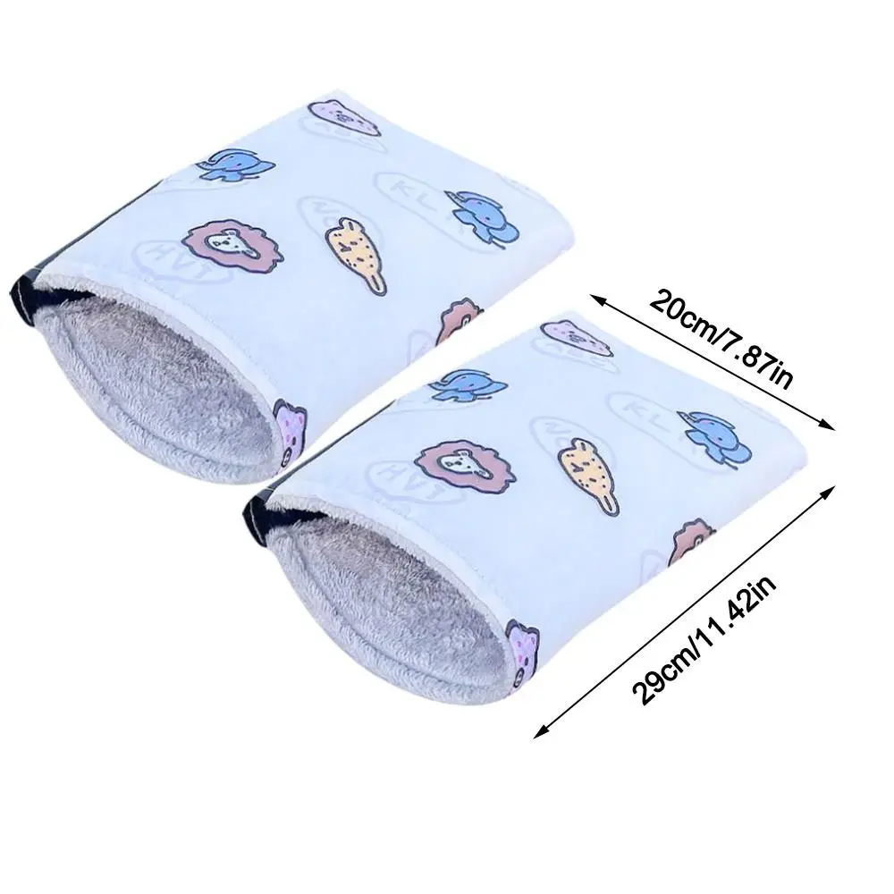 Gants chauds pour véhicule électrique, résistants au froid, imperméables, coupe-vent, poignées épaisses, protection des mains pour Scooters, dessin animé