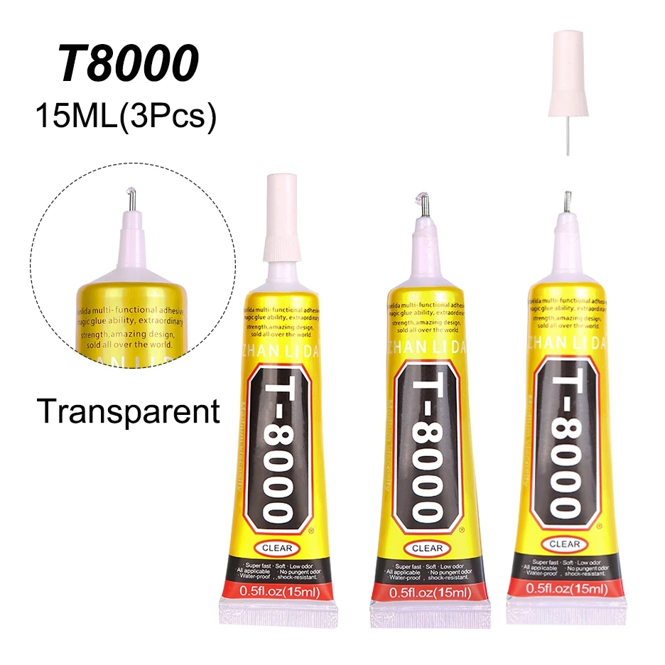 Transparent B7000 T7000 Black Glue Super Epoxy Resin Adhesive T-7000 Textile Jewelry Mobile Phone Touch Screen LCD Computer Bond